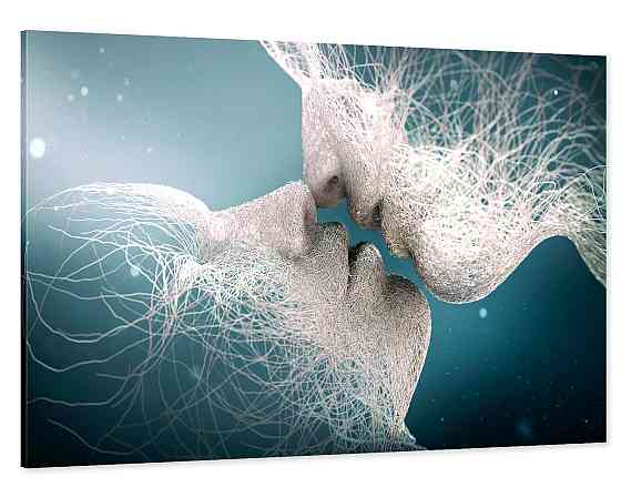 Картина холст в гостиную / спальню  Поцілунок закоханих    MLP_5 60x100 см Киев