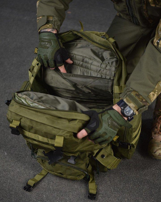 Рюкзак тактический bresh haki 55Л РГ6251 Одесса - изображение 8