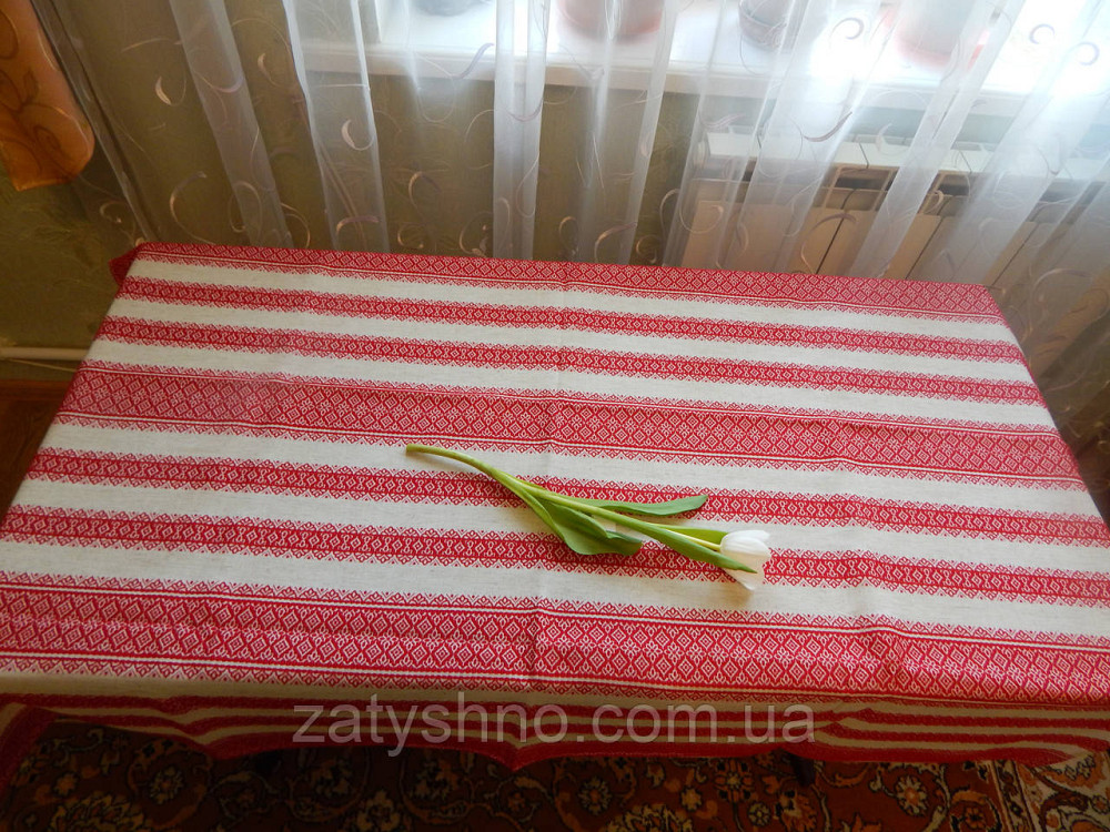 Скатерть с красной с вышивкой Киев - изображение 6