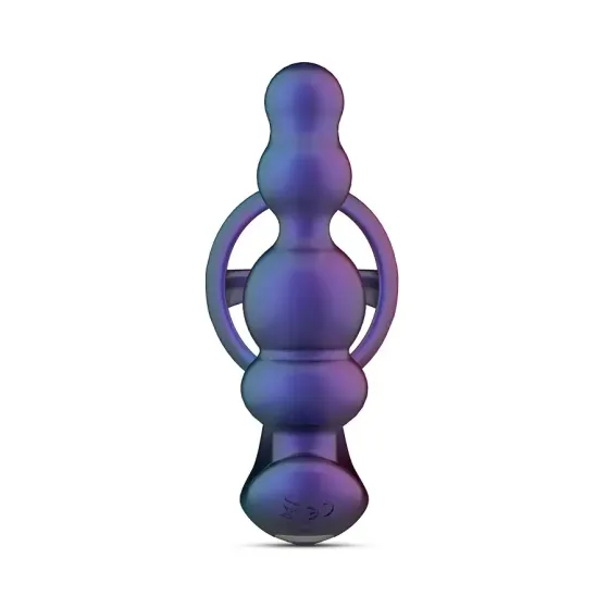 Анальний вібратор з ерекційним кільцем Hueman - Stellar Force Anal Beads with Cockring Львів