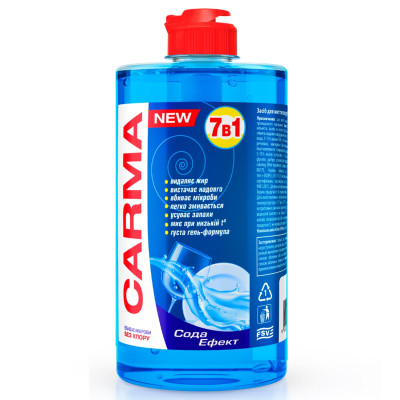 Засіб для ручного миття посуду Carma Сода ефект 500 мл (4823098413707) Вінниця - фото 1