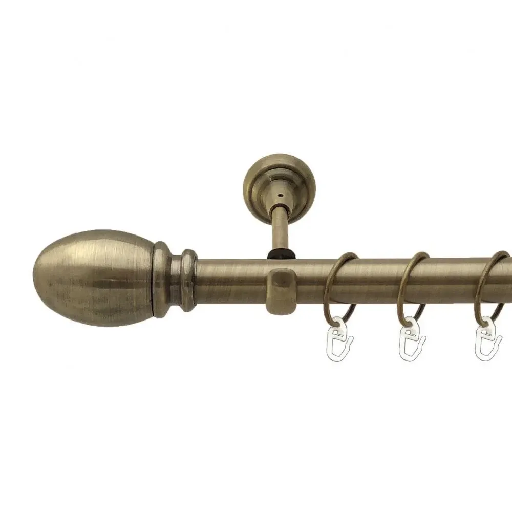 Карниз Orvit Белуно металевий однорядний відкритий Антик 25 мм 160 см (4223946) Львів - фото 1