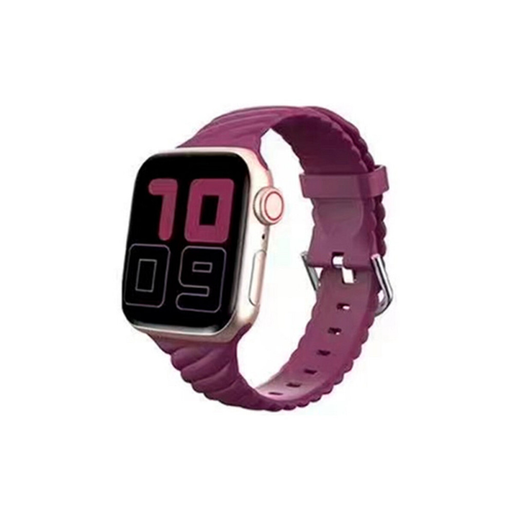 Ремінець для годинника Apple Watch Monochrome Twist 42/44/45/49mm Wine Киев - изображение 1