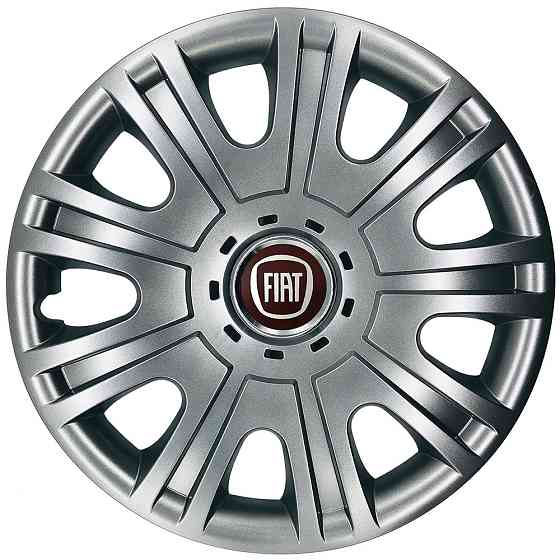 Автомобильные модельные колпаки R15 Fiat 319 4шт, SJS, серебряные Киев