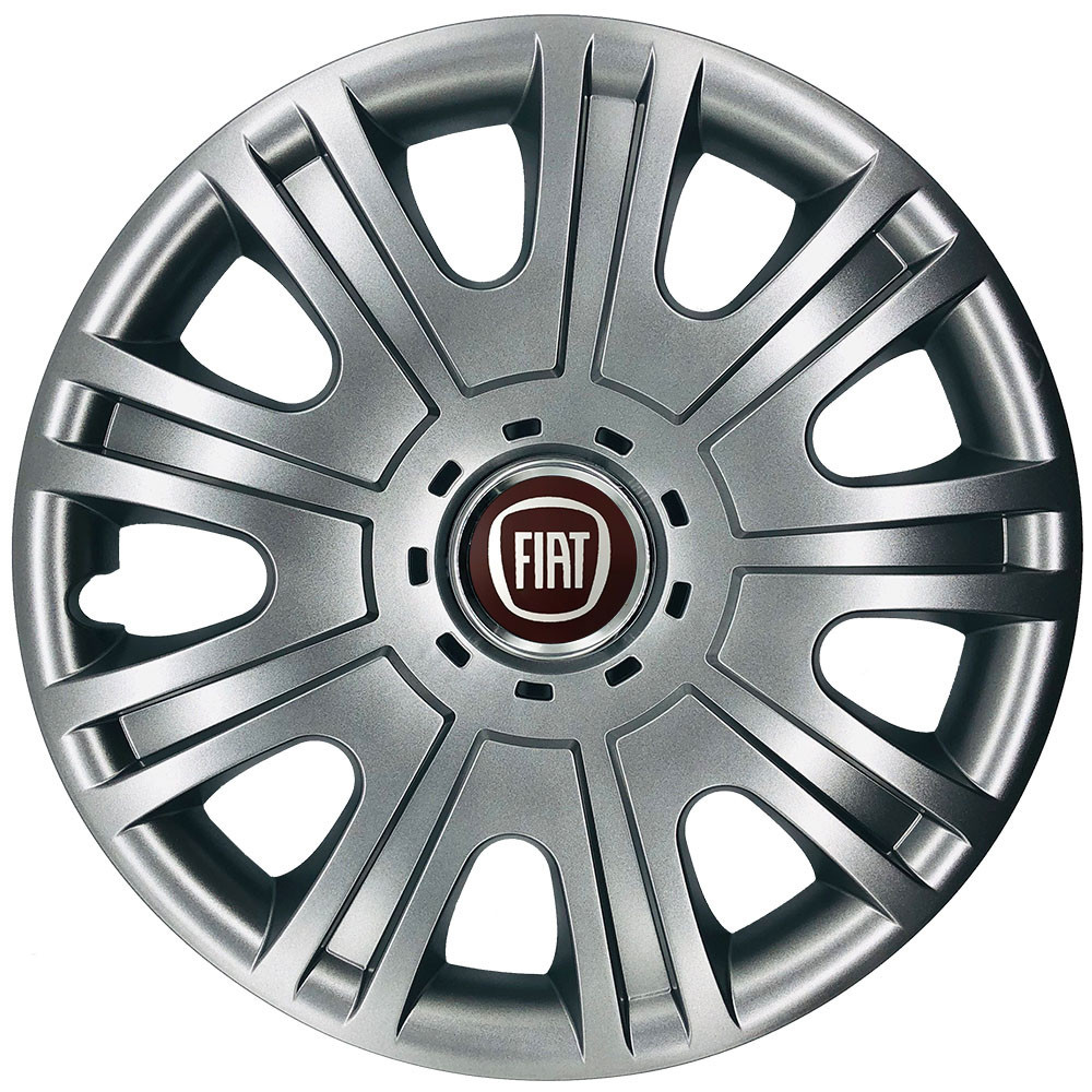 Автомобильные модельные колпаки R15 Fiat 319 4шт, SJS, серебряные Киев - изображение 1