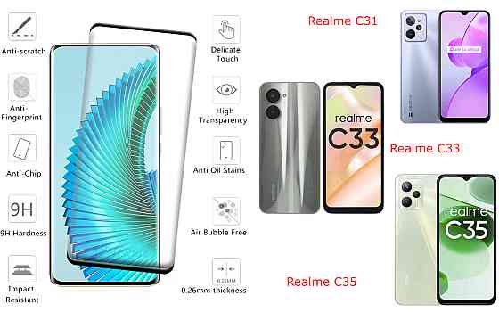 Захисне скло HyperGlass Pro для Realme C31, Realme C33, Realme C35 – максимальна чутливість та захист Київ