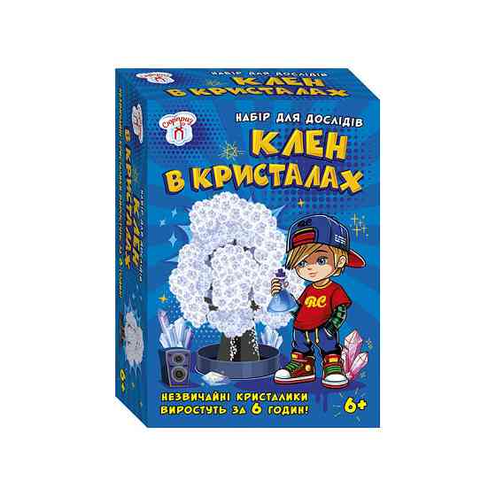 Набір для експериментів Клен у кристалах 10114180 білий Вінниця