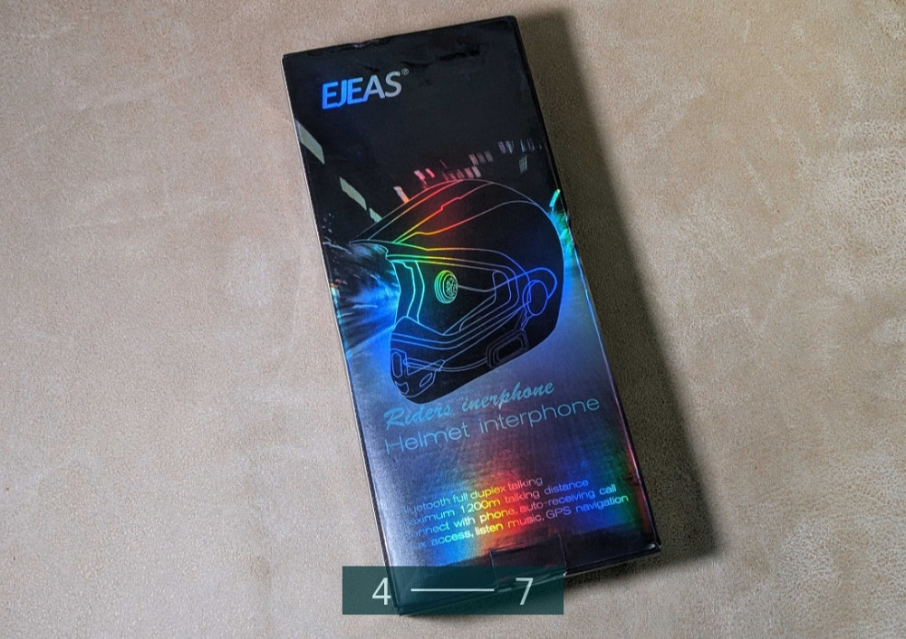 2-штуки мотогарнітура Bluetooth на шолом, Інтерком EJEAS V6 Pro1200 рація. Київ - фото 4
