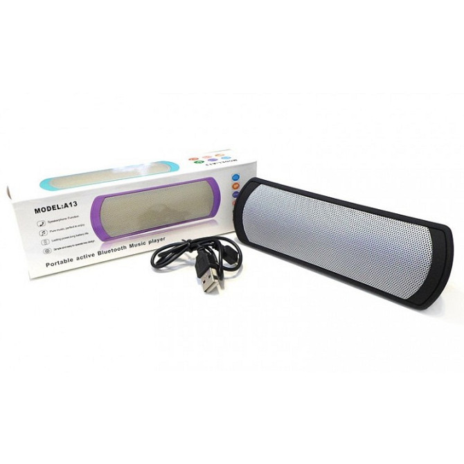 Колонка портативна A-13 з USB+SD+Bluetooth+FM радіо Київ - фото 1