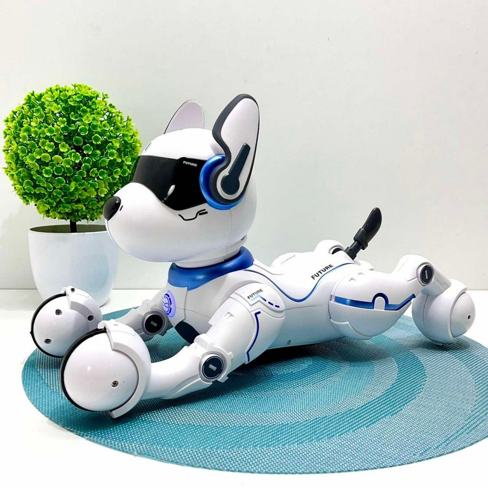 Собачка на радіокеруванні їздить реагує на голос робить трюки Білий (A001) Чернигов - изображение 4