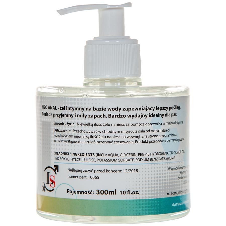 Анальний лубрикант H2O ANAL GEL 300ML Sex Aura Київ - фото 2