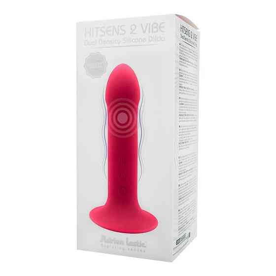 Вибратор Adrien Lastic Hitsens 2 на присоске, розовый Sex Aura Киев
