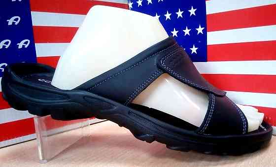 Мужские кожаные шлепки ,производство Польши.p.41(26.5см) Киев