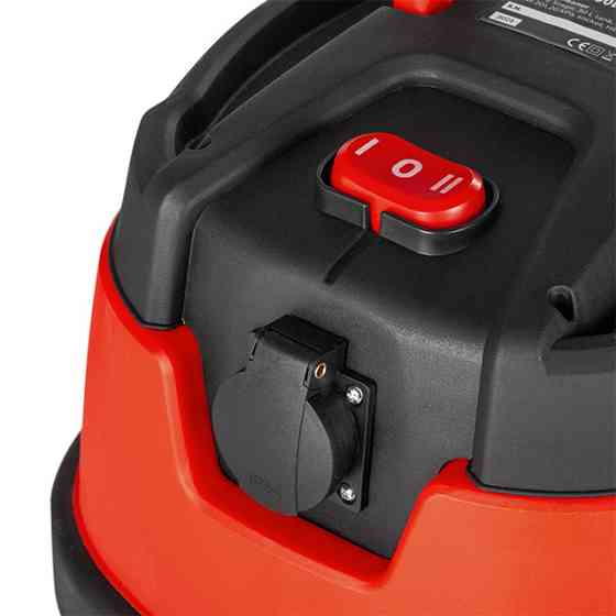 Пилосос будівельний, 1,4 кВт, 2 Stage, >20кПа, бак 30 л нержавіюча сталь 201, розетка, HEPA фільтр,  шланг 4 м, STORM INTERTOOL Киев