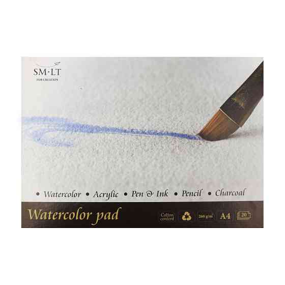 Склейка для акварелі CP А4 260г/м2 20л SM-LT Art Київ