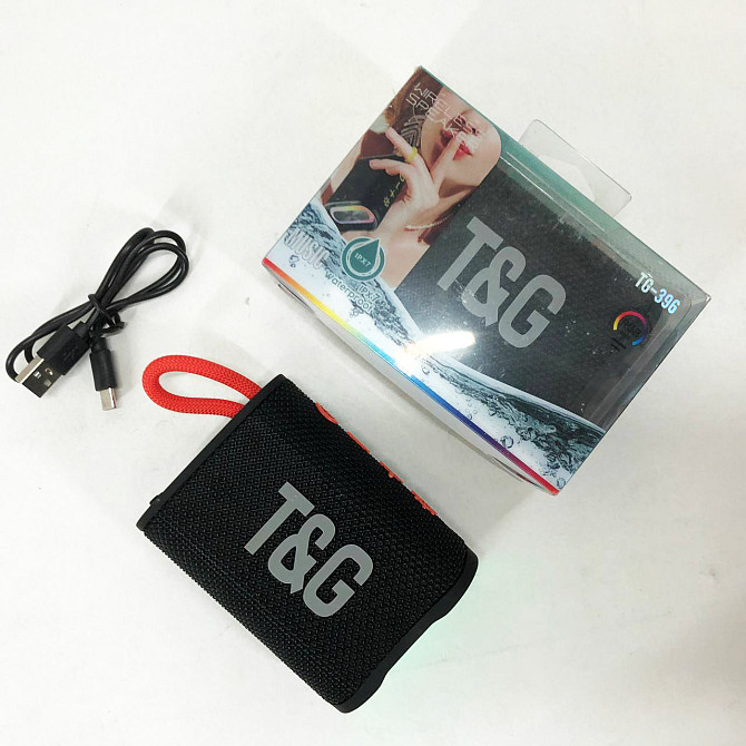 Громкая колонка для улицы TG396, Колонка для музыки Bluetooth с разноцветной подсветкой MJ-96 Львов - изображение 2