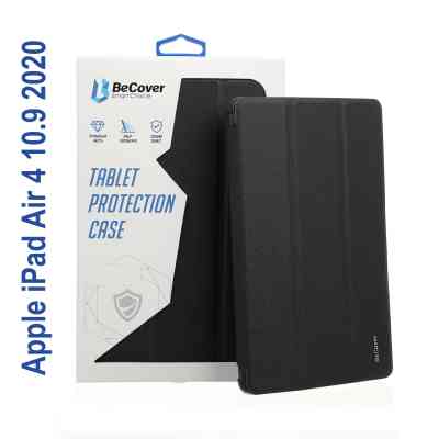 Чехол для планшета BeCover Tri Fold Soft TPU Silicone Apple iPad Air 4 10.9 2020/2021 Black (706869) Винница