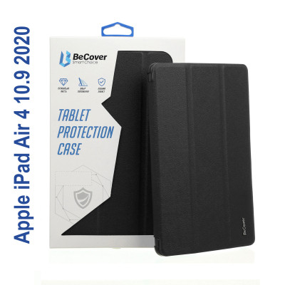 Чехол для планшета BeCover Tri Fold Soft TPU Silicone Apple iPad Air 4 10.9 2020/2021 Black (706869) Винница - изображение 1