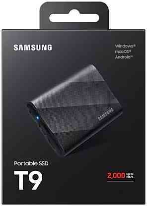 Накопичувач зовнішній SSD 2.5" USB 1.0 TB Samsung T9 Black (MU-PG1T0B/EU) Чорний Харків