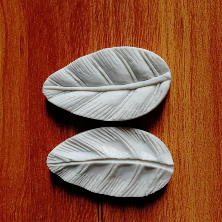 Силиконовый молд Листок 65 на 35 мм белый Киев - изображение 2