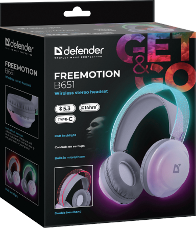 Гарнітура Defender FreeMotion B651 Bluetooth White (63651) (7202786) Київ