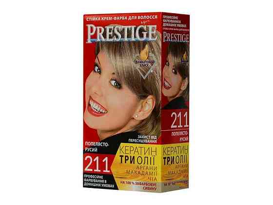 Крем-фарба No211 Попелясто-русяй ТМ PRESTIGE Київ