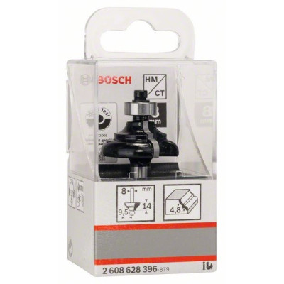 Фреза Bosch Professional профильная C, Std, S8, R4.8 B9.5, L14 (2.608.628.396) Винница - изображение 5