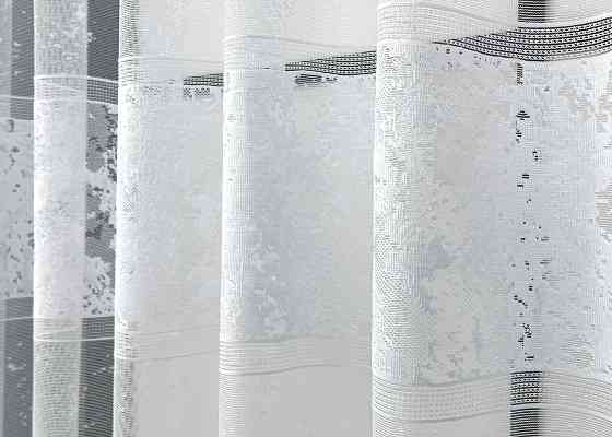 Тюль VR-Textil 2006т Жаккард мрамор Белый 400х180 см (42-1030) Киев