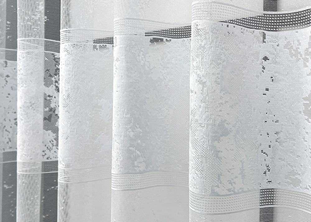 Тюль VR-Textil 2006т Жакард мармур Білий 400х180 см (42-1030) Київ - фото 5
