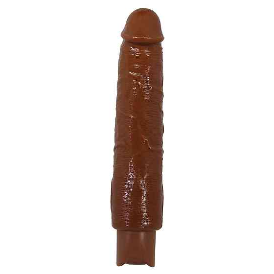 Реалістичний вібратор - Pretty Love Soren Realistic Vibrating Dildo Brown Sex Aura Київ