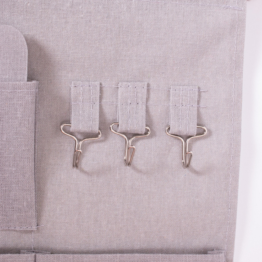 Yiwu Підвісний органайзер на 3 відділення 28×33 (см) Сірий HP-41-12G Київ - фото 5