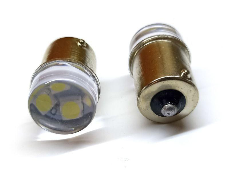 Светодиодная лампа AllLight T25 9 диодов 2835SMD BA15S 24V WHITE прозрачная линза Харьков - изображение 3