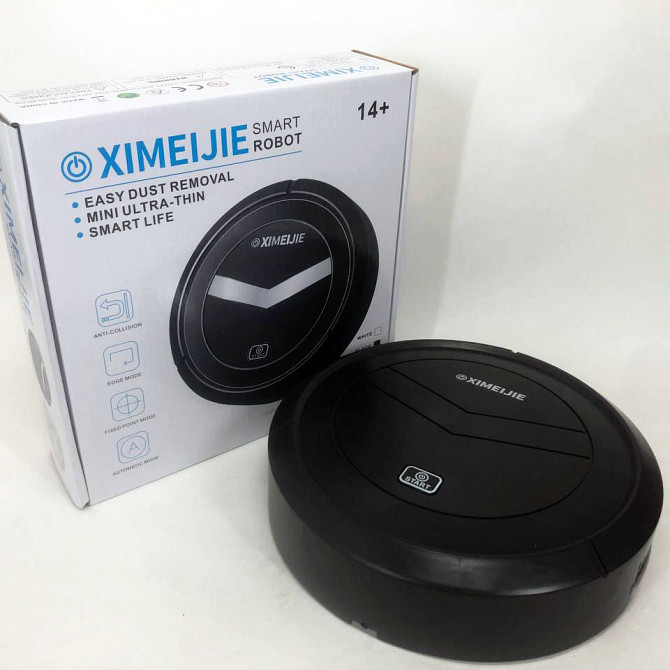 Круглый автоматический пылесос Ximei, Робот-уборщик, Робот пылесос для автоматической уборки дома ID-34 Львов - изображение 6