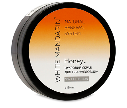 Цукровий скраб для тіла Медовий Honey White Mandarin 150 мл Київ - фото 1