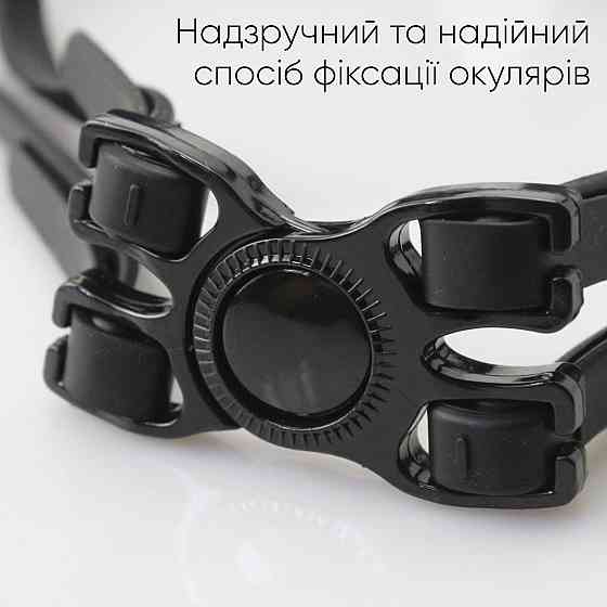 Окуляри для плавання Renvo Anda Pro Уні Anti-fog Чорний OSFM (2SG510-01) Киев