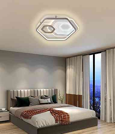 VALESO Стельова світлодіодна люстра , Біла Коломия