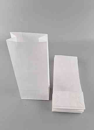 Пакет паперовий 26*11*6см 70 г\м2 з дном білий уп. 25 шт Харків