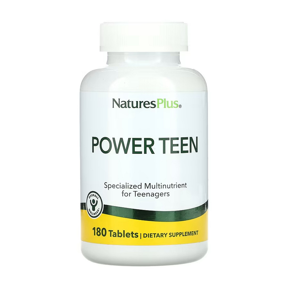 Мультивитамины для подростков Nature's Plus Power Teen 180 таблеток Луцк - изображение 1