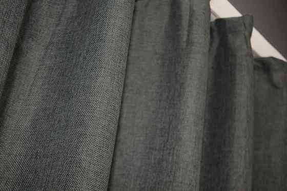 Комплект коротких штор VR-Textil Лен Мешковина № 1282ш 130х170 см 2 шт Серый (35-0084) Киев