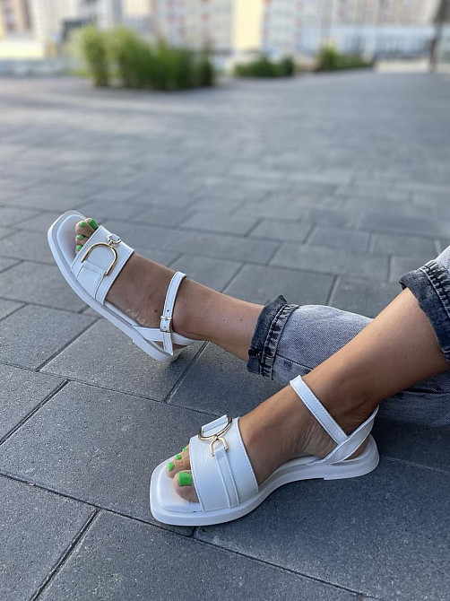 Lonza Босоніжки жіночі LONZA 550 білі (літо, шкіра натуральна) (5145) Коломыя - изображение 9