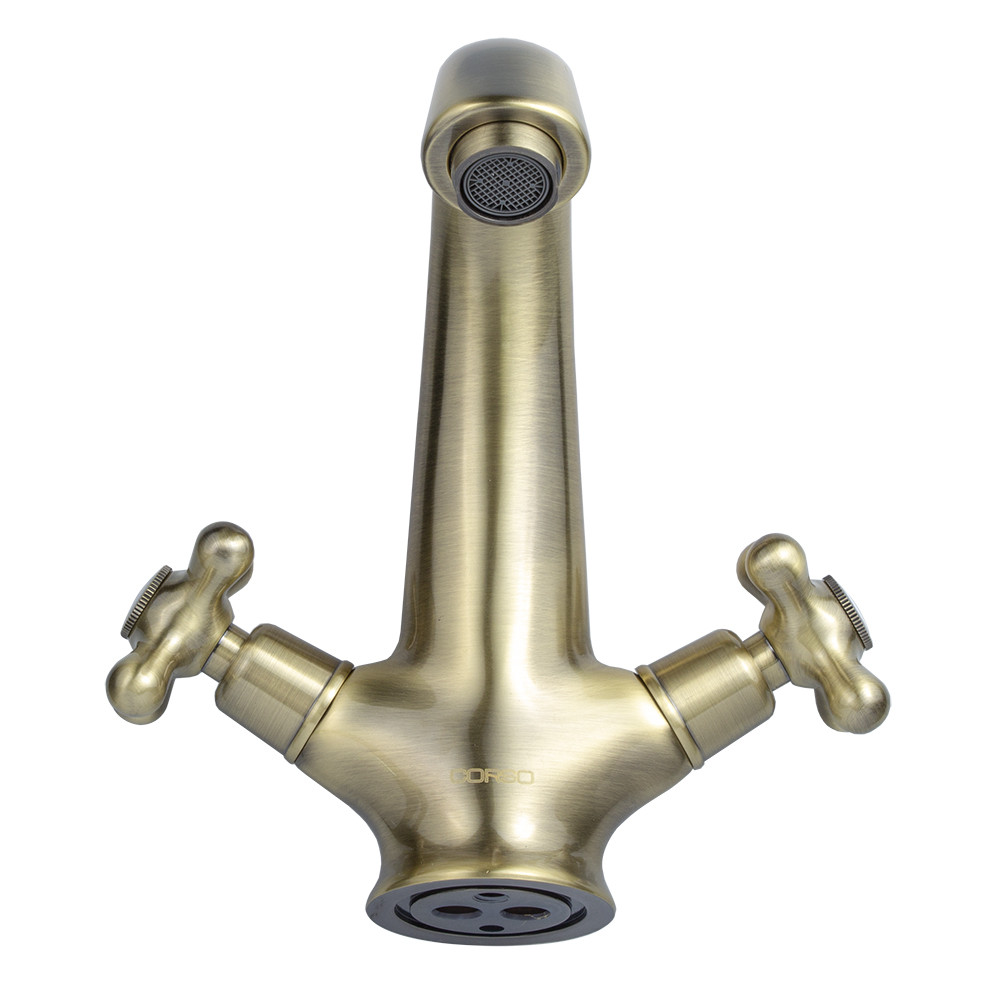 Corso Смеситель BRENTA 1/2" для раковины литой на шпильке CORSO FE-2A152K (9679004) Коломыя - изображение 3