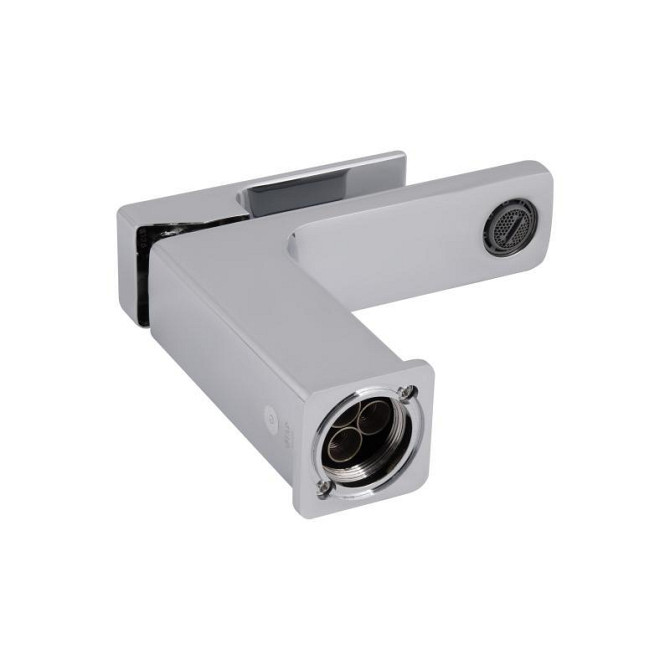 Змішувач для раковини, з гігієнічним душем Qtap Gemini QTGEM272CRM45689 (k35), одноважільний, низький, Chrome Харків - фото 5
