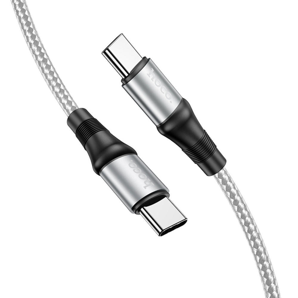 Кабель HOCO X50 Type-C to Type-C Exquisito 100W charging data cable(L=1M) Gray Київ - фото 2