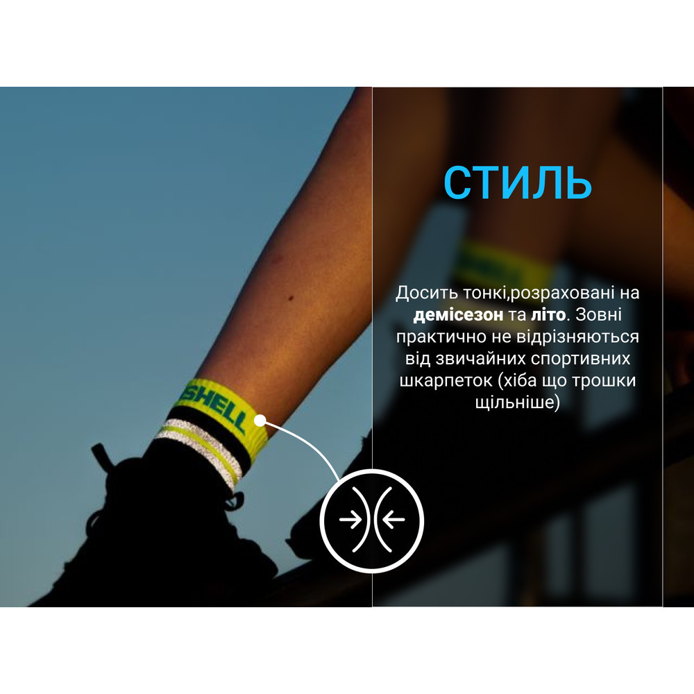 Шкарпетки водонепроникні Dexshell Pro visibility Cycling, р-р XL (47-49), чорні Київ - фото 9