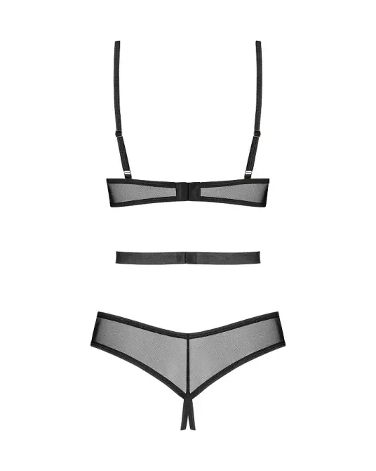 Боді Obsessive Euridia crotchless teddy XL/2XL Львів - фото 5