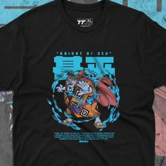 Футболка для подростка мальчика с принтом Ван Пис Jinbei Размер 160 Anime10242 Днепр