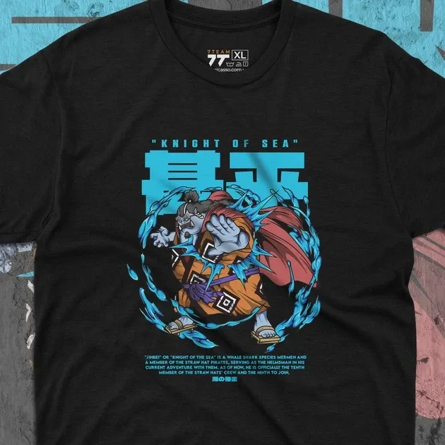 Футболка для підлітка хлопчика з принтом Ван Пис Jinbei Розмір 160 Anime10242 Дніпро - фото 5