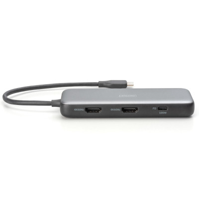 Порт-репликатор Digitus USB-C > 2xHDMI/2xUSB-A/USB-C/SD/MicroSD/RJ54 (DA-70915) Винница - изображение 7