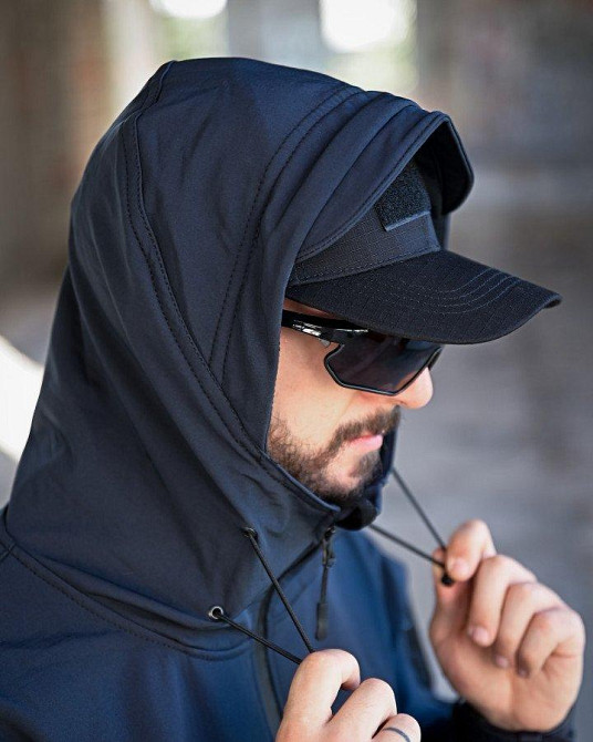 Тактична куртка Soft Shel синій ВТ6474 Одеса - фото 9