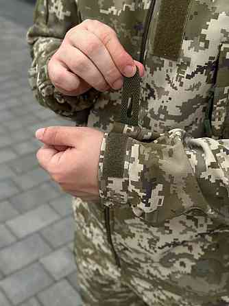 Демісезонний чоловічий армійський костюм soft shell, військова форма ЗСУ піксель, штурмовий бойовий комплект Львів